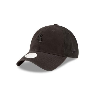 Chicago White Sox Gorra | New Era MLB Micro Matte 9twenty Adjustable Cap Mexico - Negros